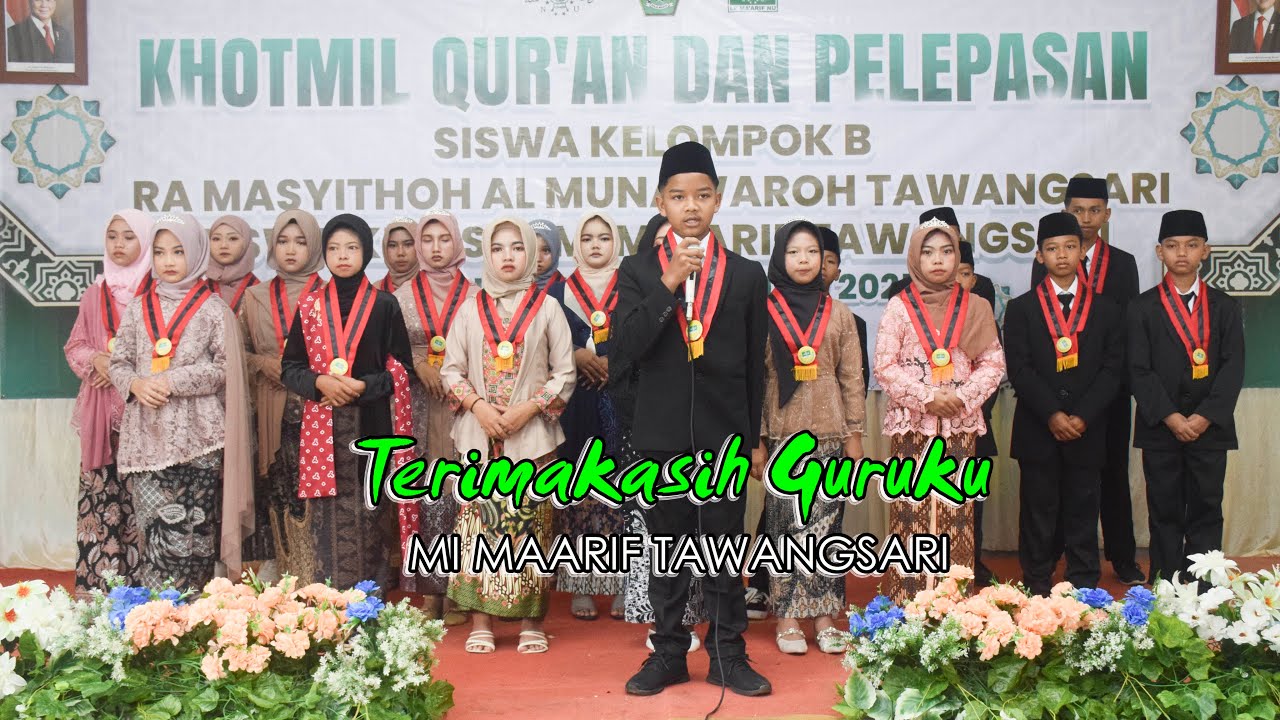 TERIMA KASIH GURUKU MI MAARIF  TAWANGSARI LEKSONO WONOSOBO