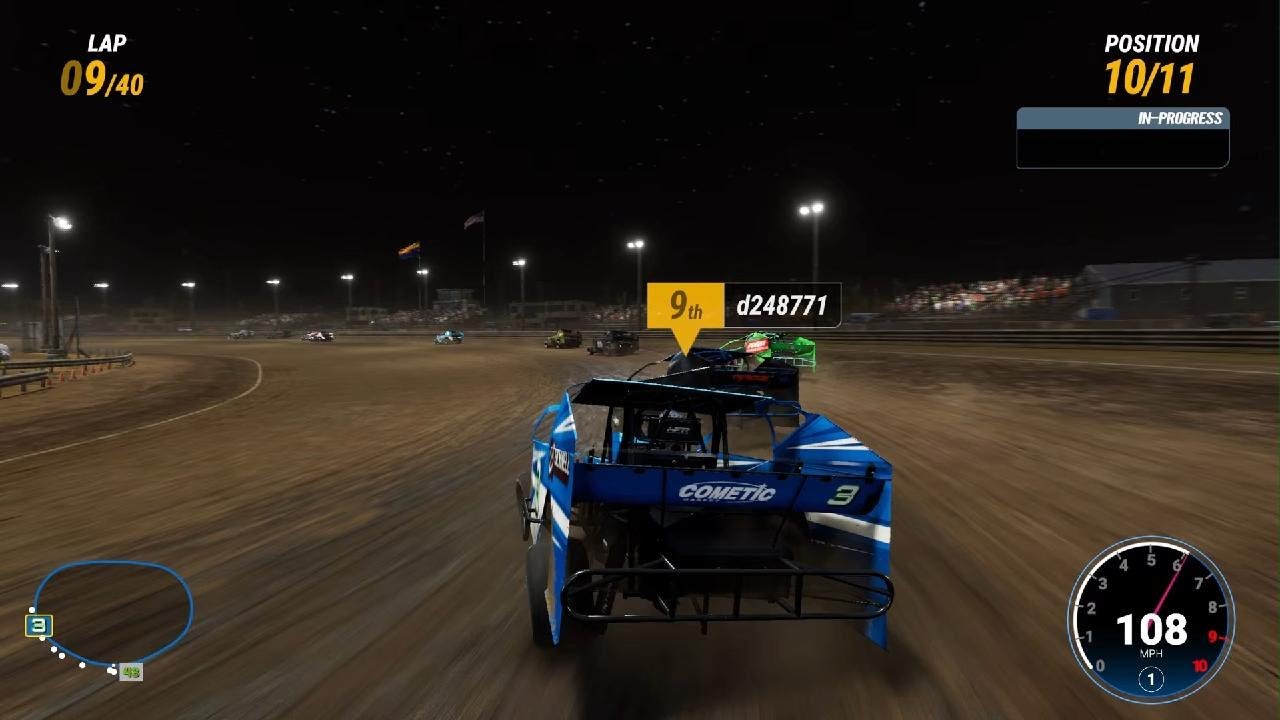 World of Outlaws: Dirt Racing 24_Wallbanger Racing Main Desert Rock Big Blocks