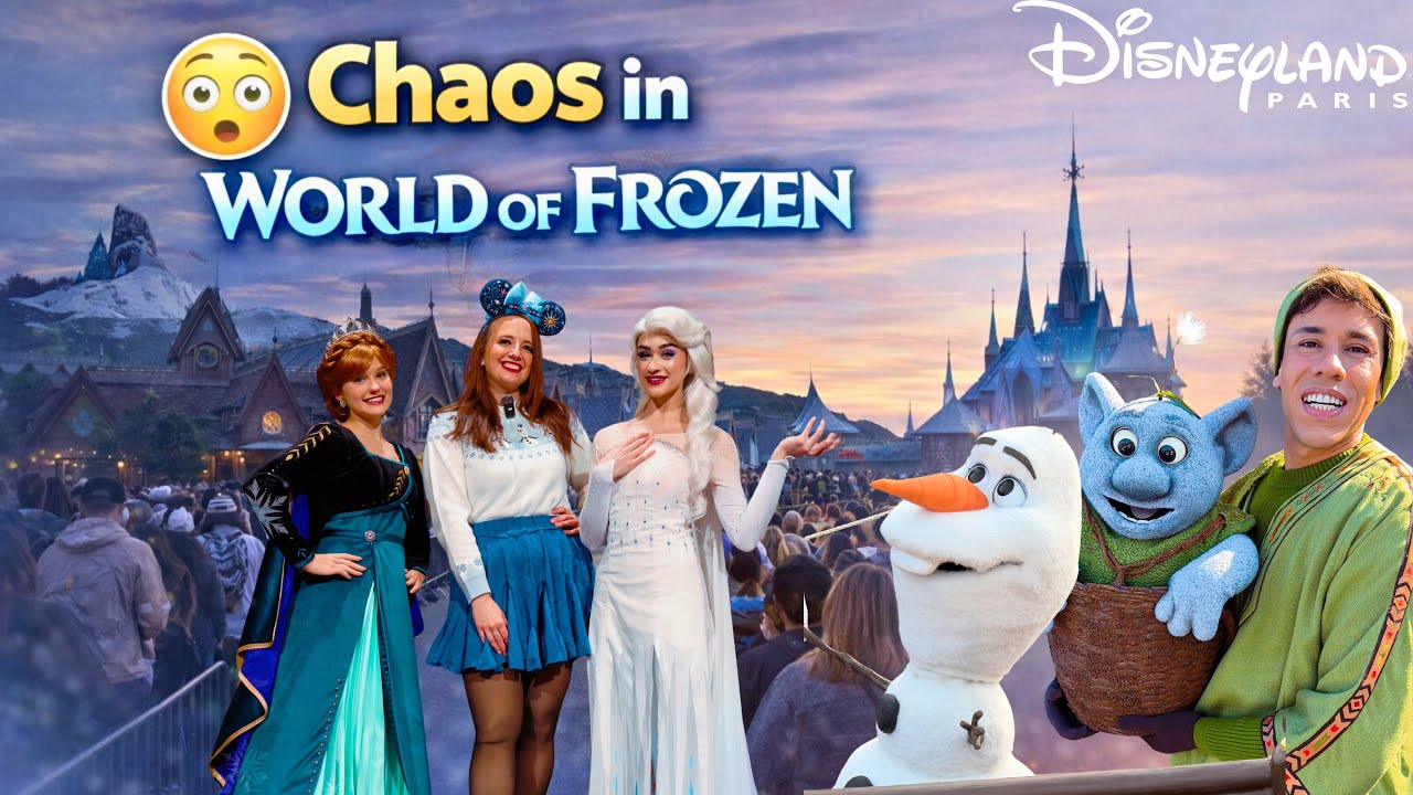 World of Frozen Preview Day enttäuscht! 😳 Lange Schlangen & Chaos im Disneyland Paris