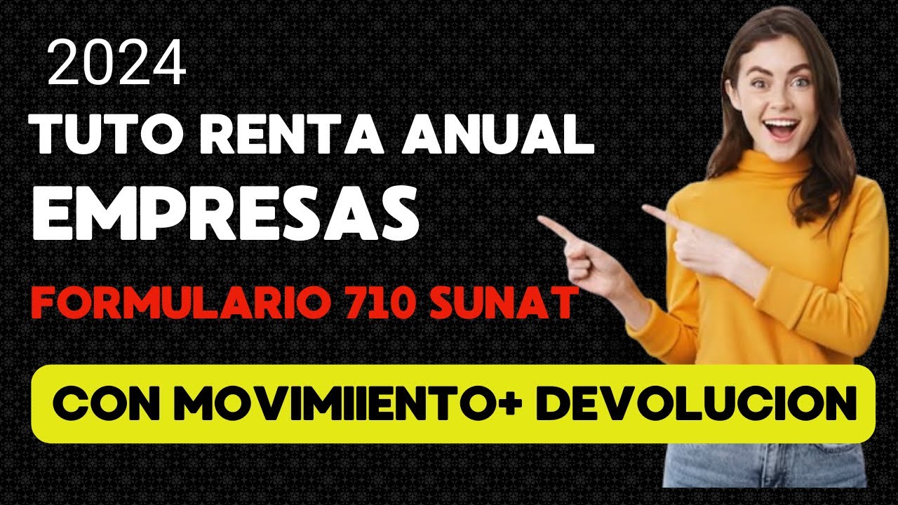 🔥COMO declarar renta anual 2025 formulario 710 SUNAT Y PEDIR DEVOLUCION| PASO A PASO 2025