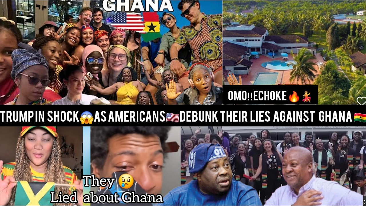 OMG😲💃AMERICANS🇺🇸IN HUNDREDS STORMED🔥GHANA 🇬🇭 &BROKE DOWN IN TEARS 😢