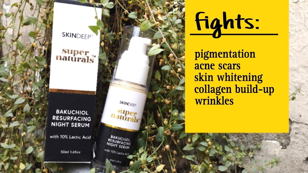 REVIEW of SkinDeep Bakuchiol Resurfacing Serum the Best SkinWhitening| Healthy Fixes