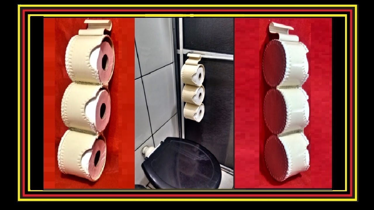 Como Fazer Porta Papel Higiênico de PVC
