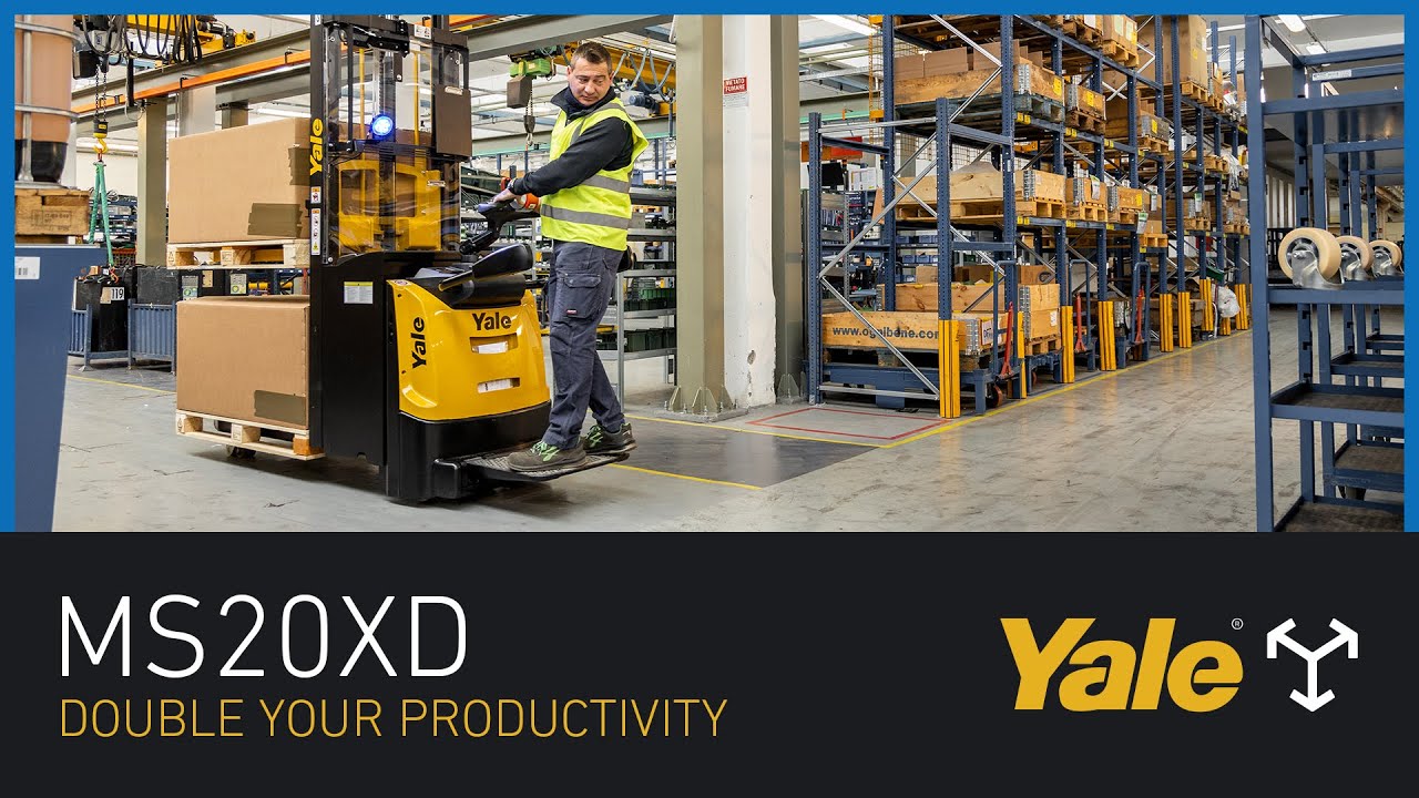 Double your productivity with the MS20XD Platform Double Stacker.