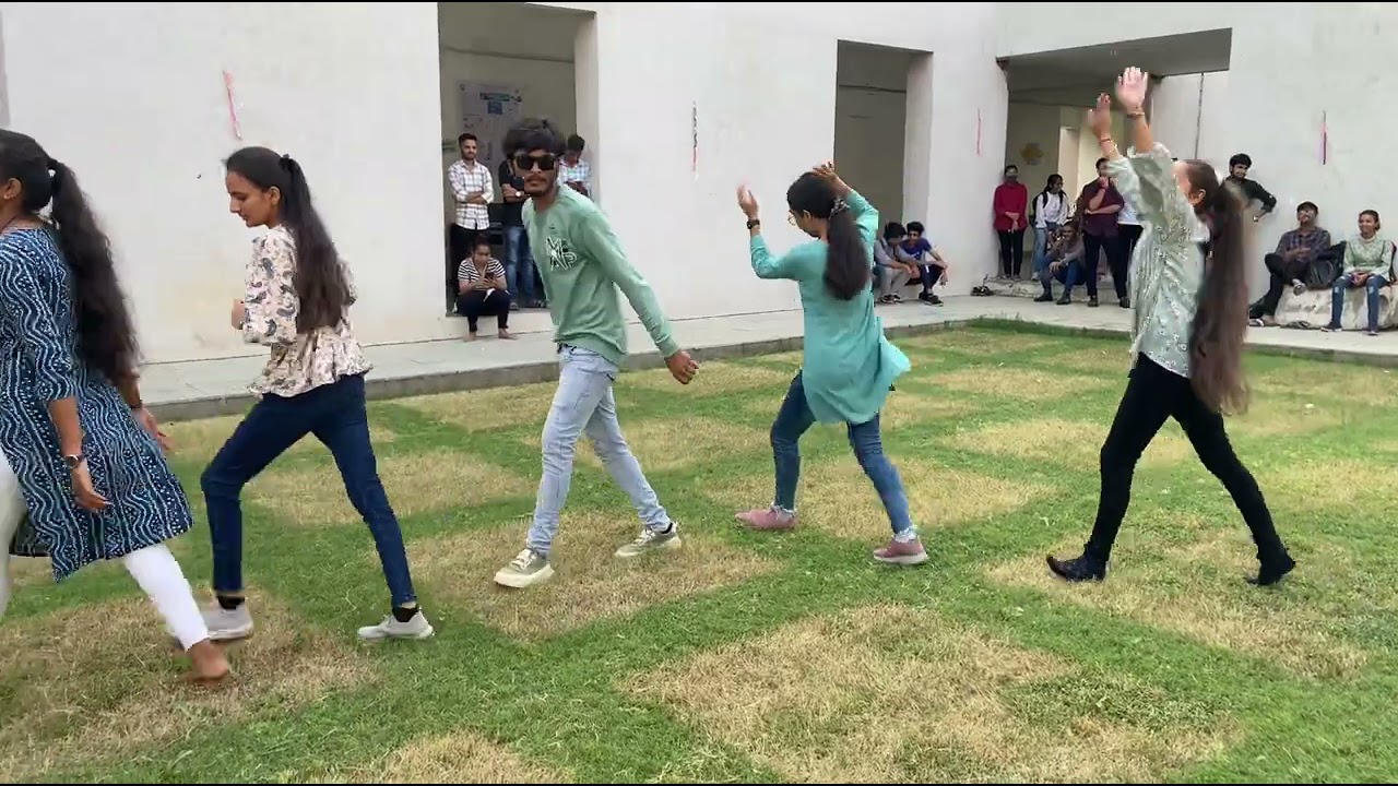 garba on engineers day at GTU ITR  collage