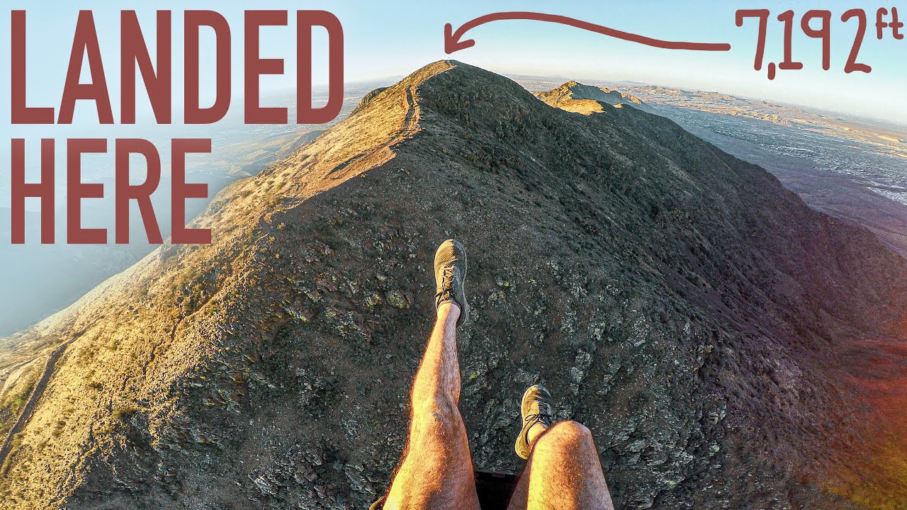 I Landed my Paramotor on top of THE MOUNTAIN!