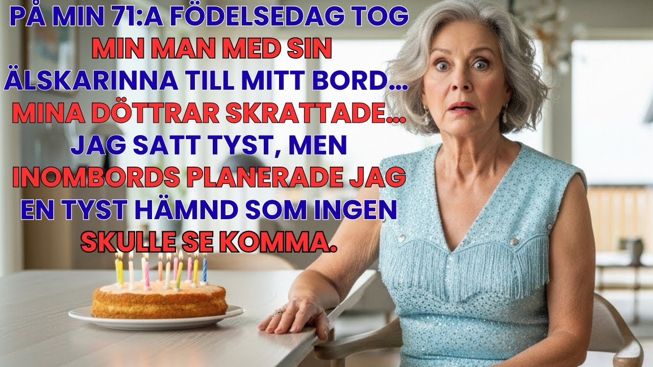 På min födelsedag visade min man sin älskarinna; mina döttrar skrattade högt.