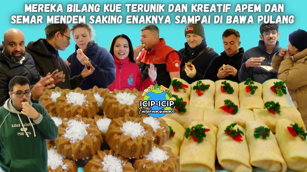 KUE APEM DAN SEMAR MENDEM, MEREKA BILANG KUE TERUNIK DAN KREATIF SAKING ENAKNYA SAMPAI DIBAWA PULANG