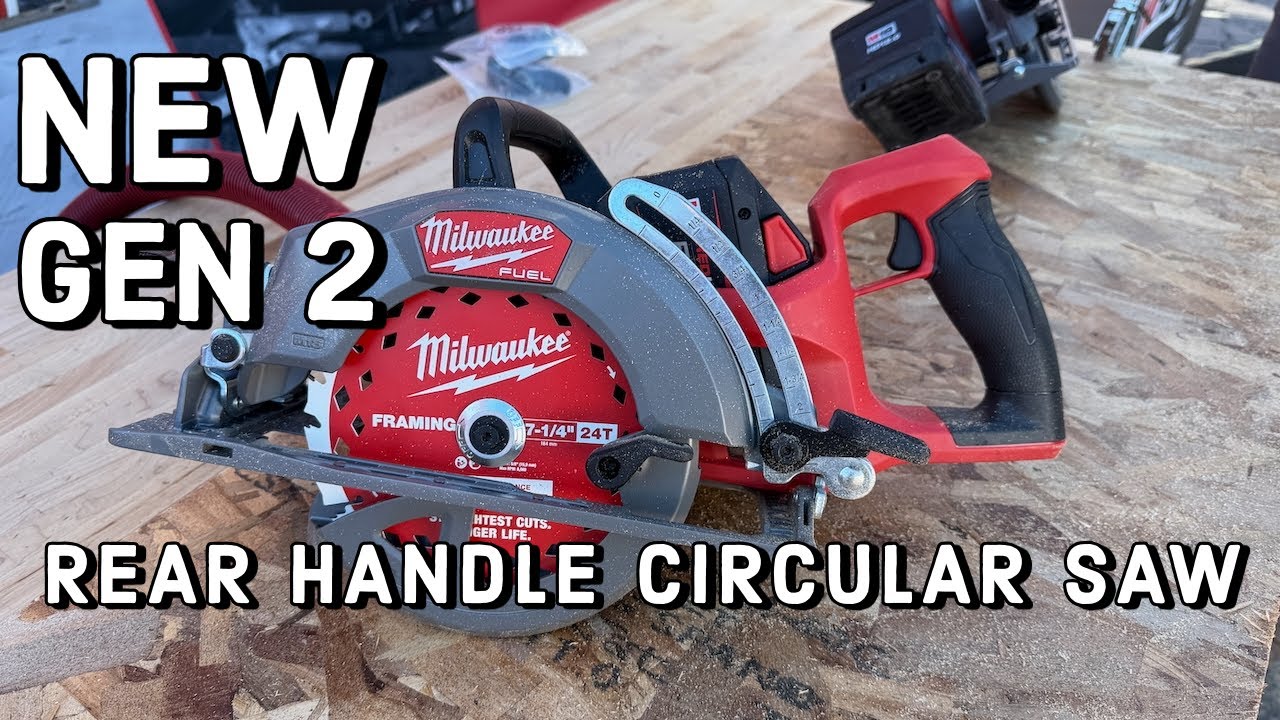 Milwaukee Rear Handle Circular Saw |. 2025 GEN 2 Upgrade