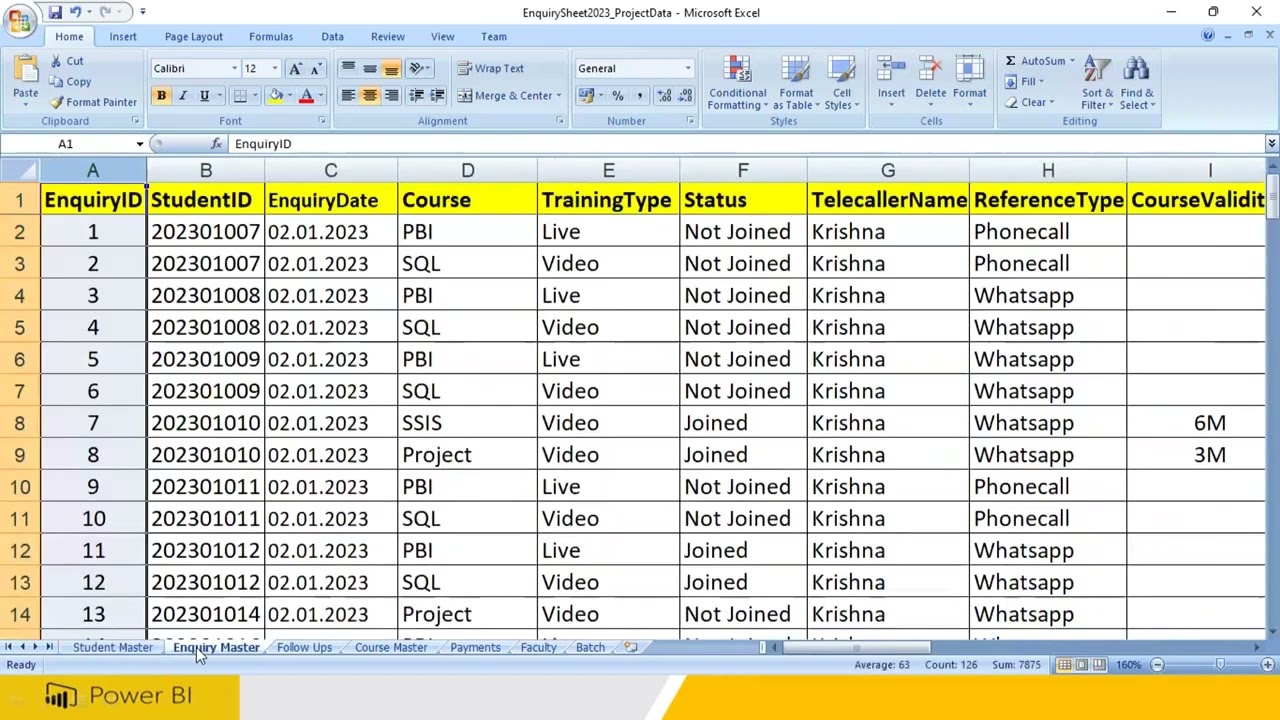 MSBI and SQL Server Demo -03 Power BI Live Project