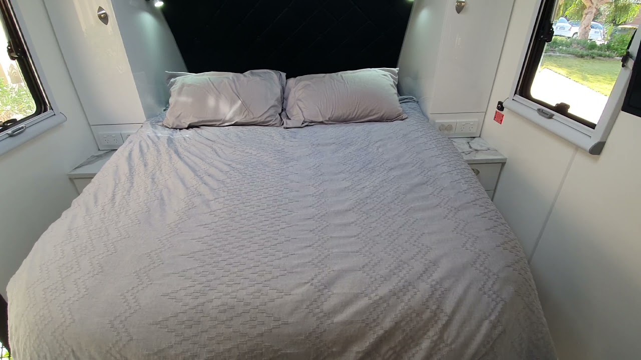 MDC XT16HR Island space around the bed and setting up the bed and putting back in place one handed😂