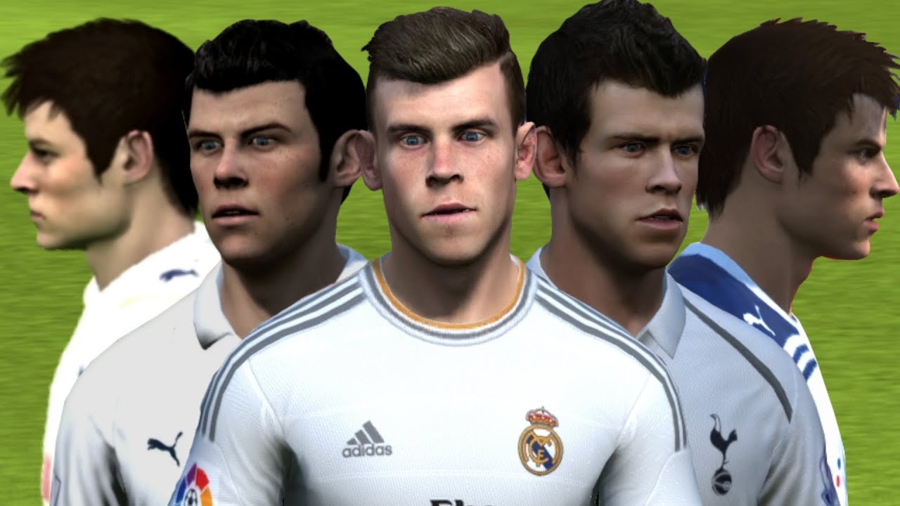 Bale from FIFA 07 to 14 Face Rotation and Stats | HD 1080p