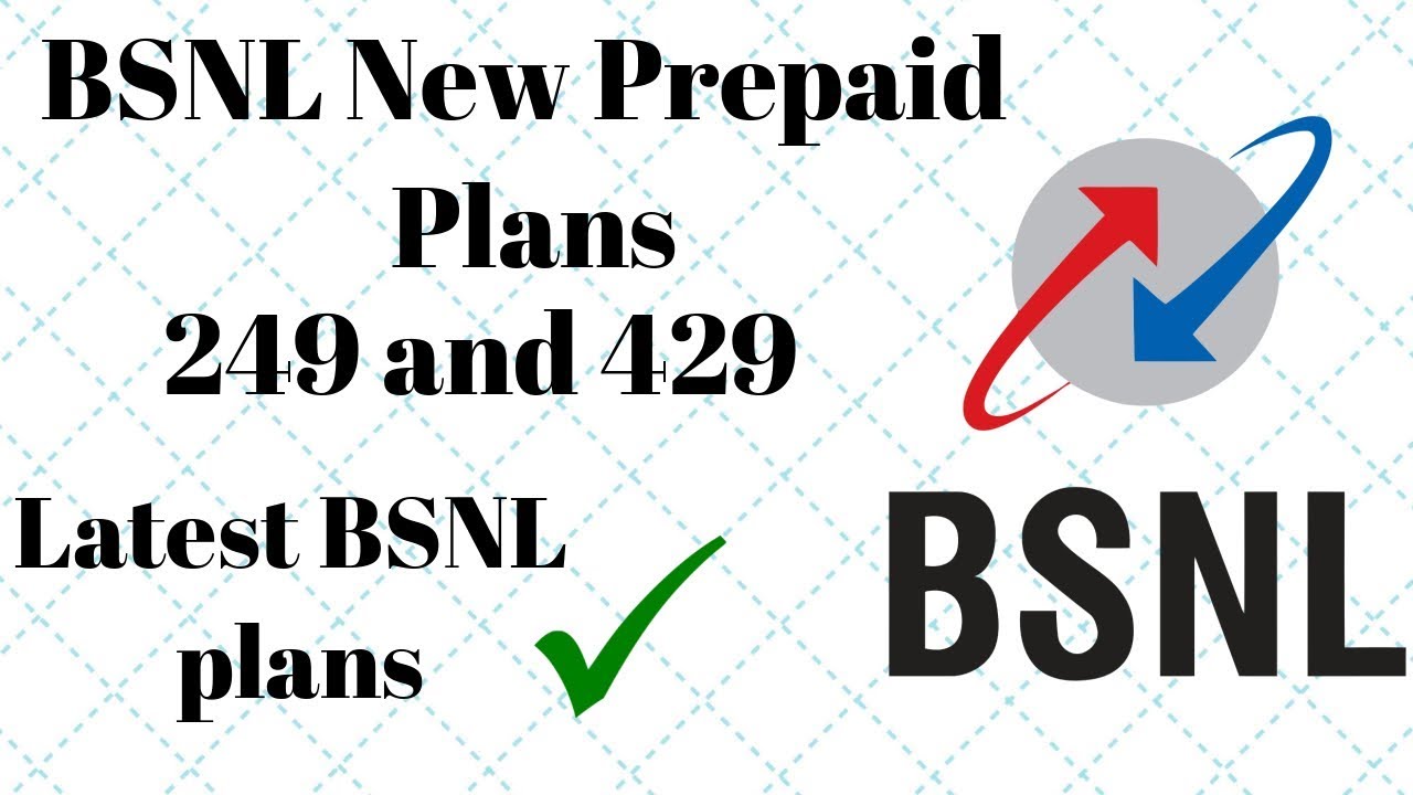 BSNL New  249 and 429  Prepaid plans | BSNL new Plans