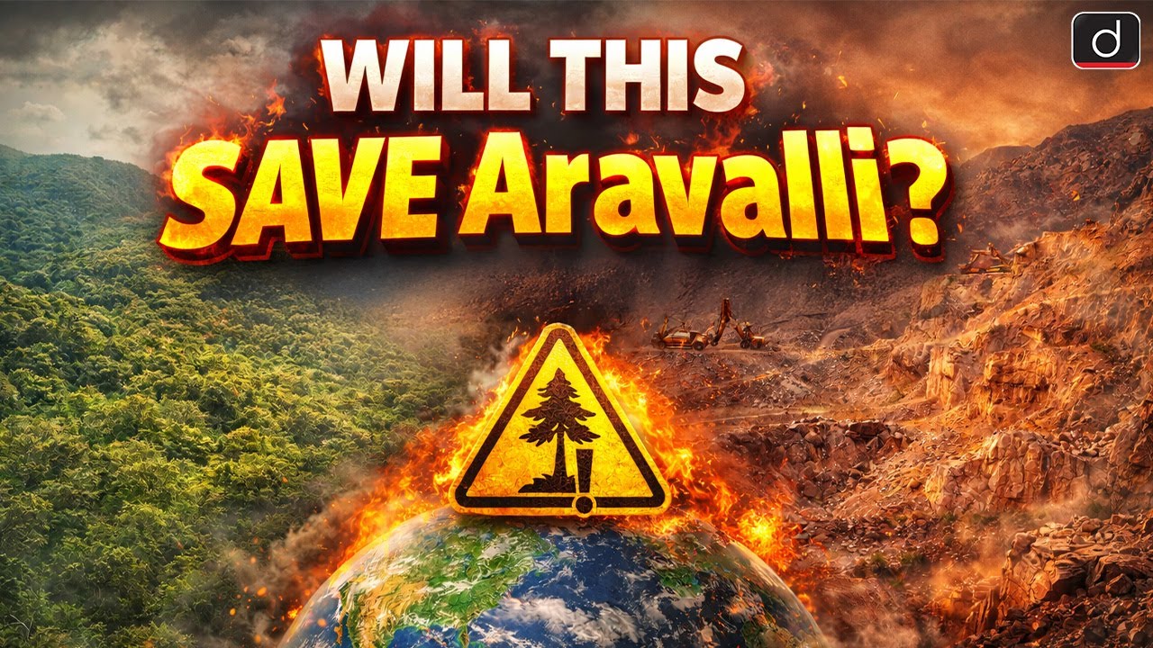 Complete Ban on Mining in Aravalli | Environment | Latest Update | Drishti IAS English