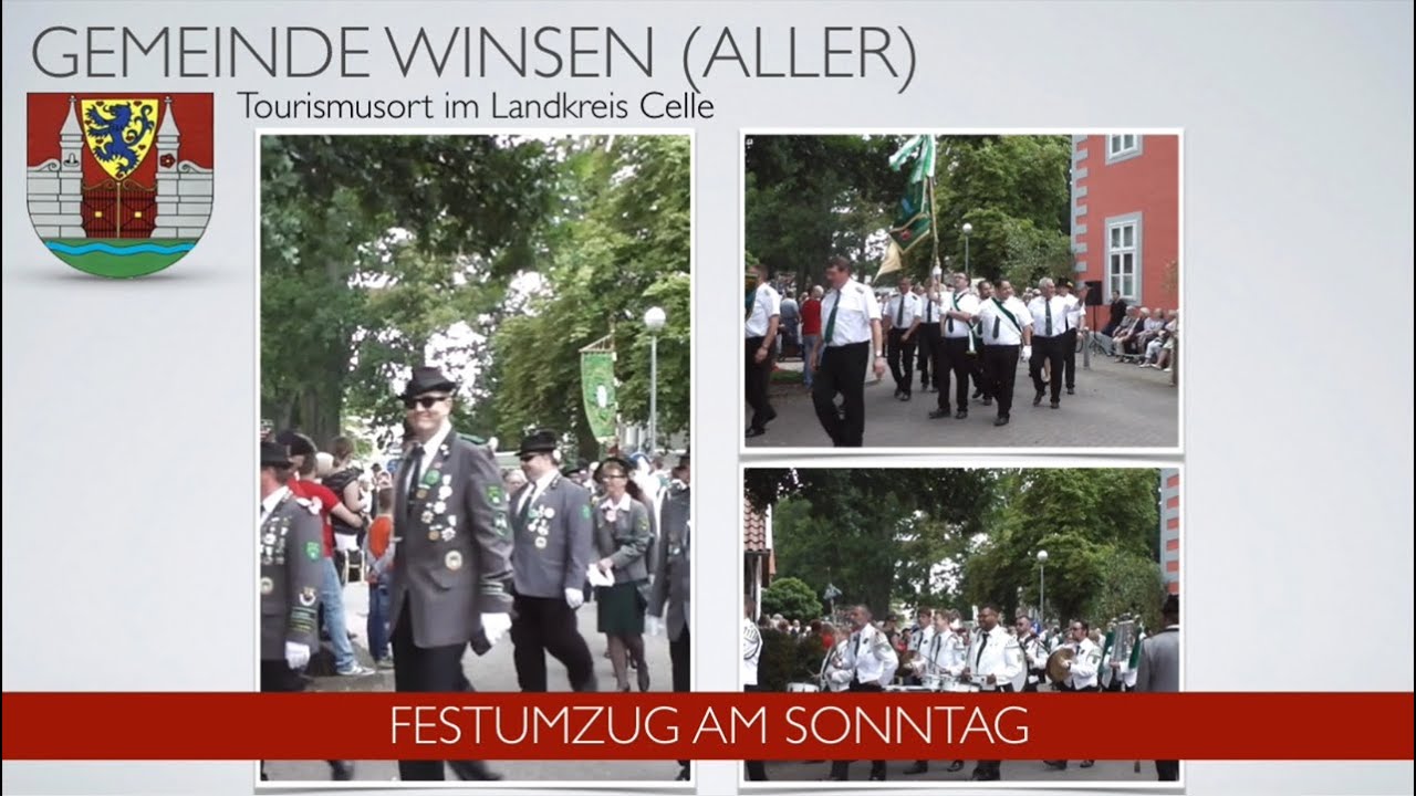 Großer Schützenumzug am Sonntag