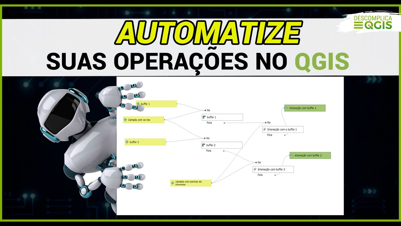 MODELADOR GRÁFICO - Aprenda a AUTOMATIZAR suas Tarefas no QGIS