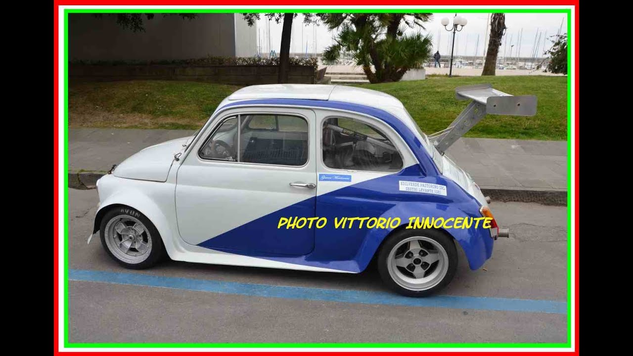 Fiat 500 elaborata per gare in salita