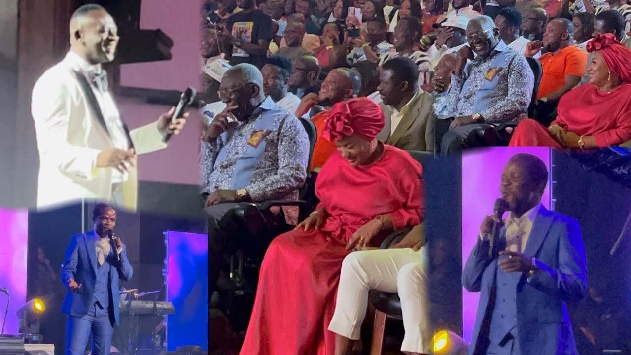 Second Lady Samira And JA Kufuor Laugh To Cry🤣🤣 At Akrobeto And Dan Kwaku Yeboah Comedy Show😂