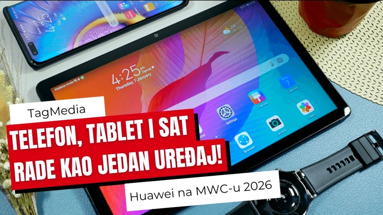 Huawei na MWC-u pokazao budućnost: telefon, tablet i sat sada rade kao jedan uređaj