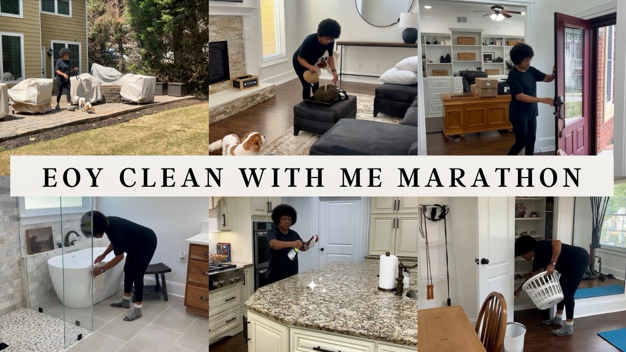 *2025* END OF YEAR CLEAN WITH ME MARATHON | COOK, CLEAN, DECLUTTER, ORGANIZE & RESTOCK #cleaning