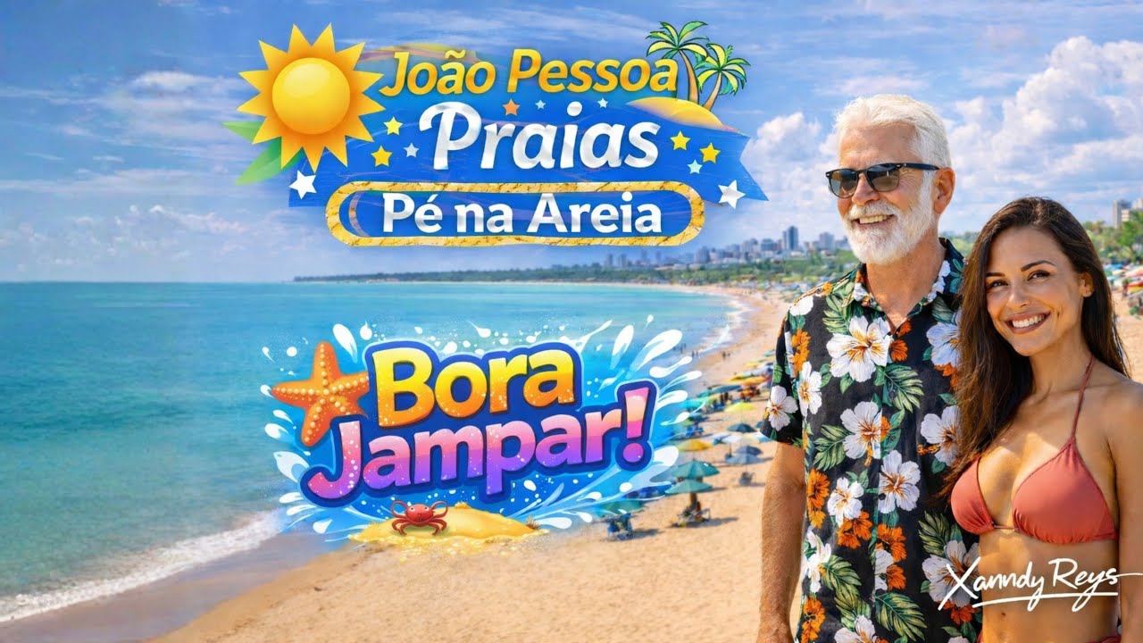 João Pessoa 🌴 Praias Pé na Areia | Pessoas Bonitas, Sol e Mar 😎