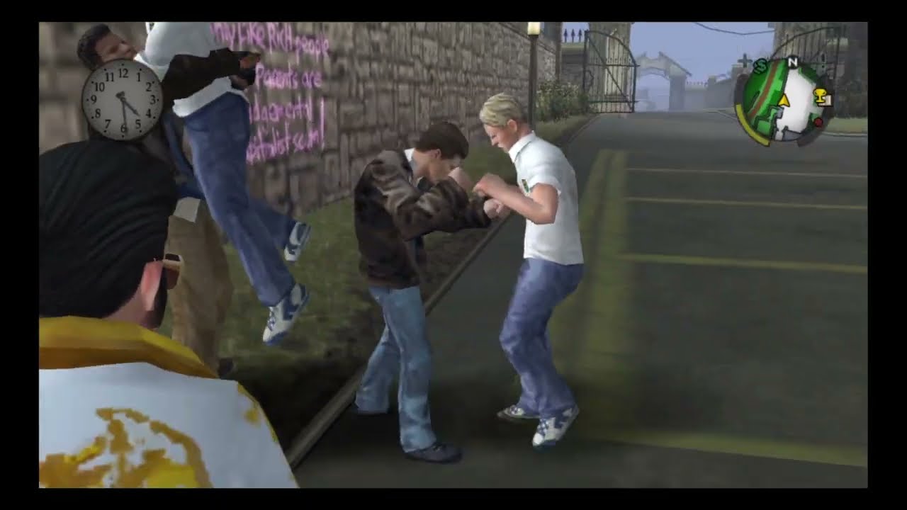 BULLY norton & Peanut (Greasers) vs trent & tom (bullies)