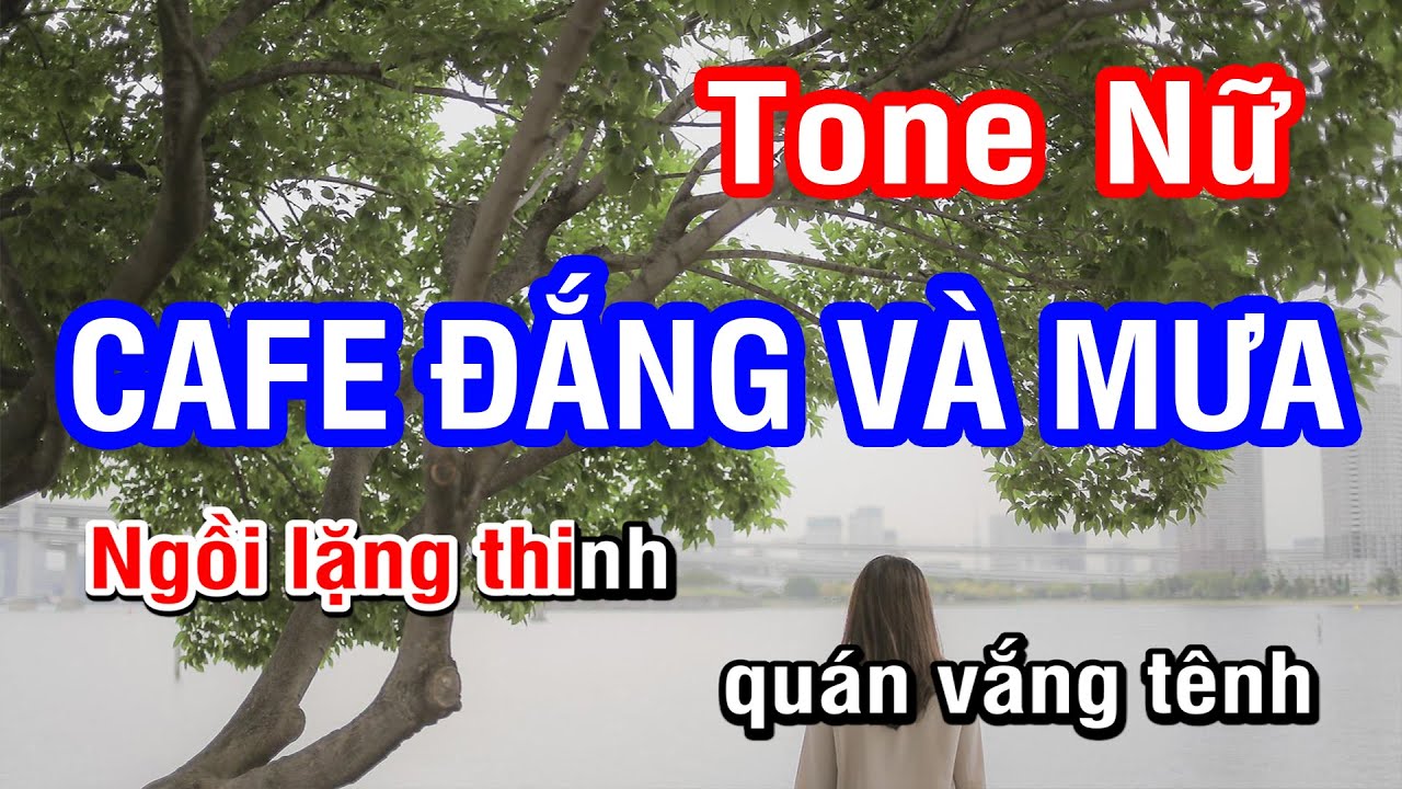 Karaoke Cà Phê Đắng Và Mưa Tone Nữ | Nhan KTV