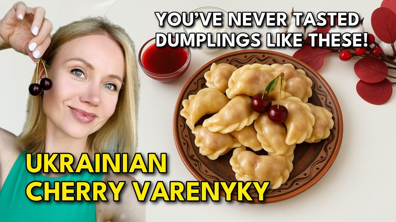 Попробуйте настоящие украинские вареники с вишней | Вареники с вишней