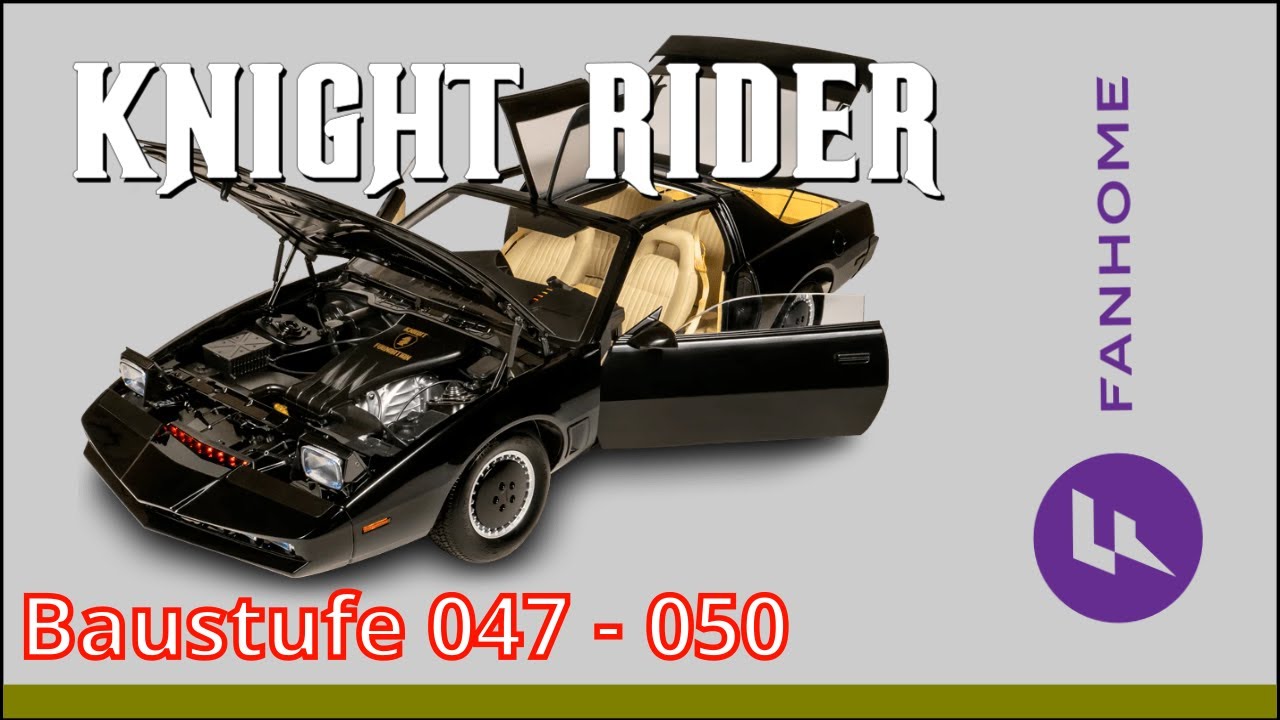 Knight Rider - K.I.T.T. - Funktions Modell 1:8 selber bauen - 047 - 050