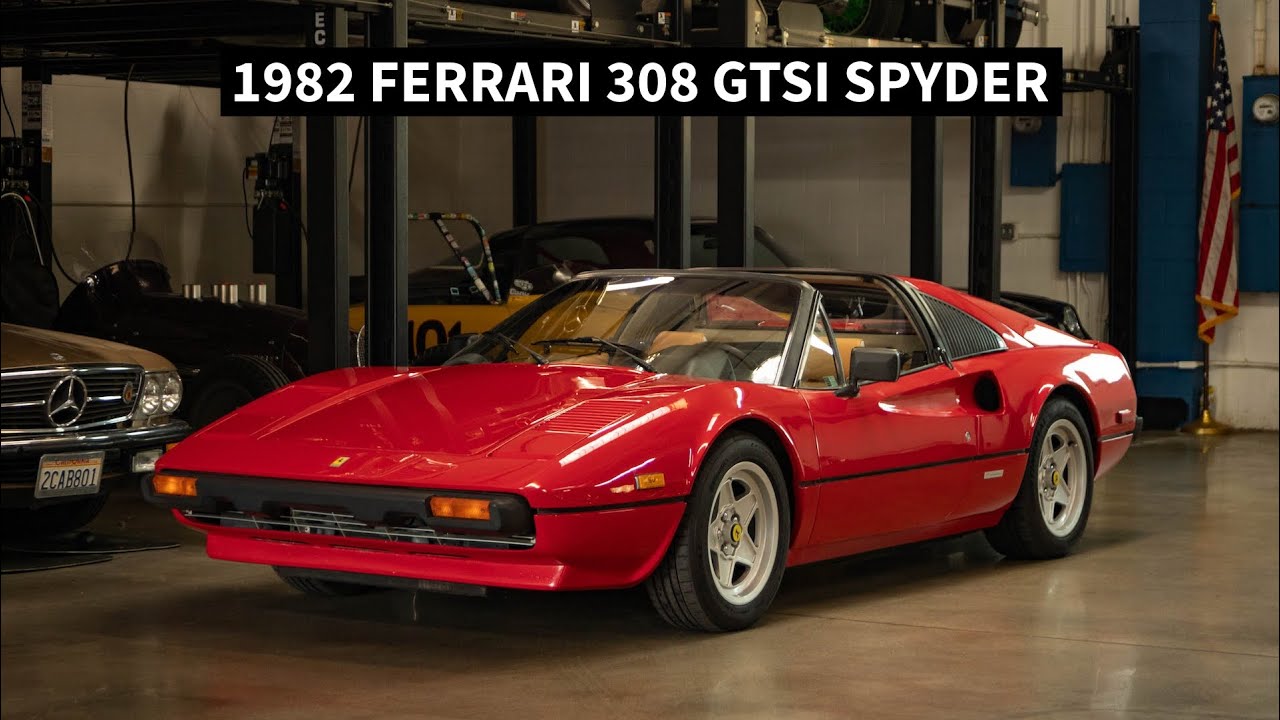 1982 Ferrari 308 GTSi Targa with 38K miles arrives for sale at West Coast Classics, Torrance, CA