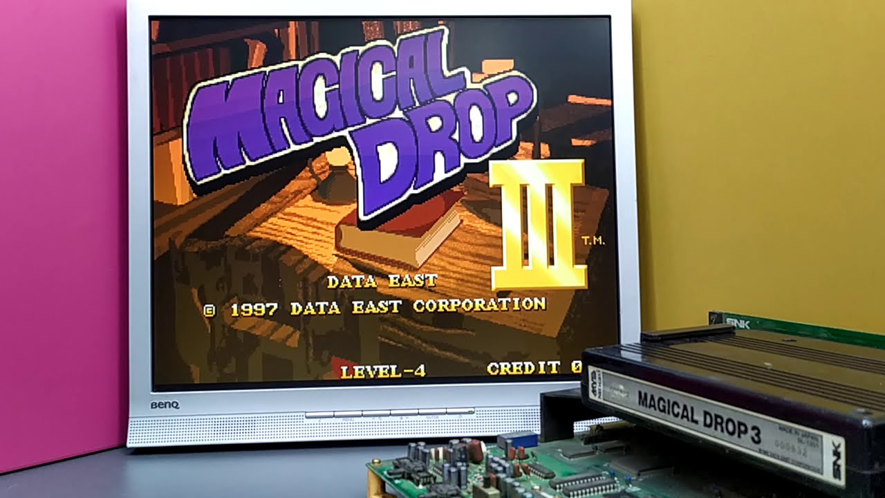 MAGICAL DROP III by DATA EAST , NEO-GEO Cartridge, MVS, Arcade Pcb, 1997