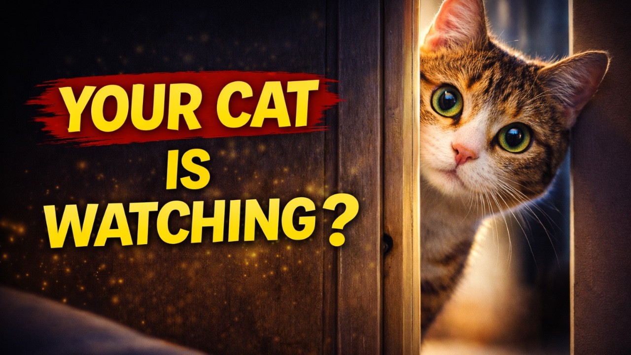 7 Signs Your Cat Is Secretly Watching You |The Hidden Language of Pets
