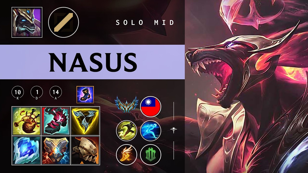 Nasus Mid vs Talon - TW Challenger Patch 26.05