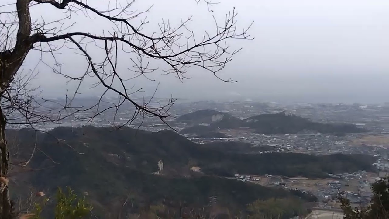 2026年2月7日 高御位山山上 鹿島神社方面から、高御位神社裏手