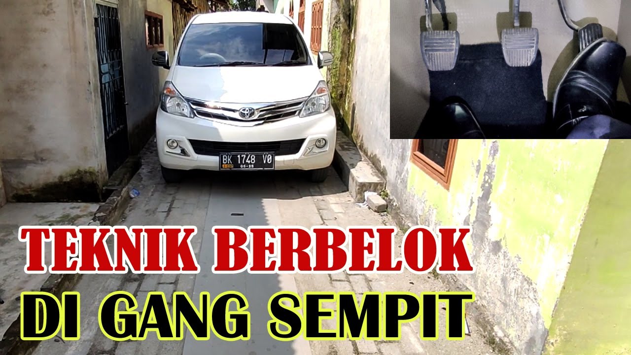 Cara mudah berbelok dan masuk di Gang sempit