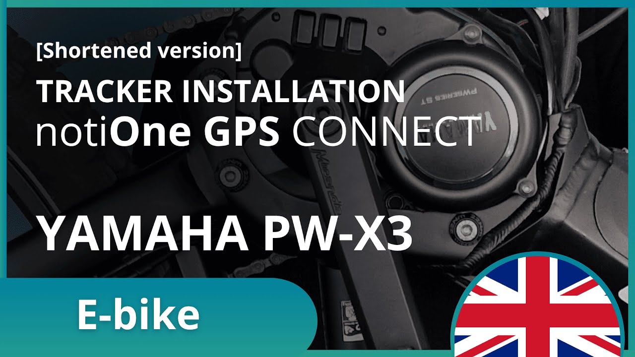Installation guide &ndash; notiOne GPS connect YAMAHA PW-X3