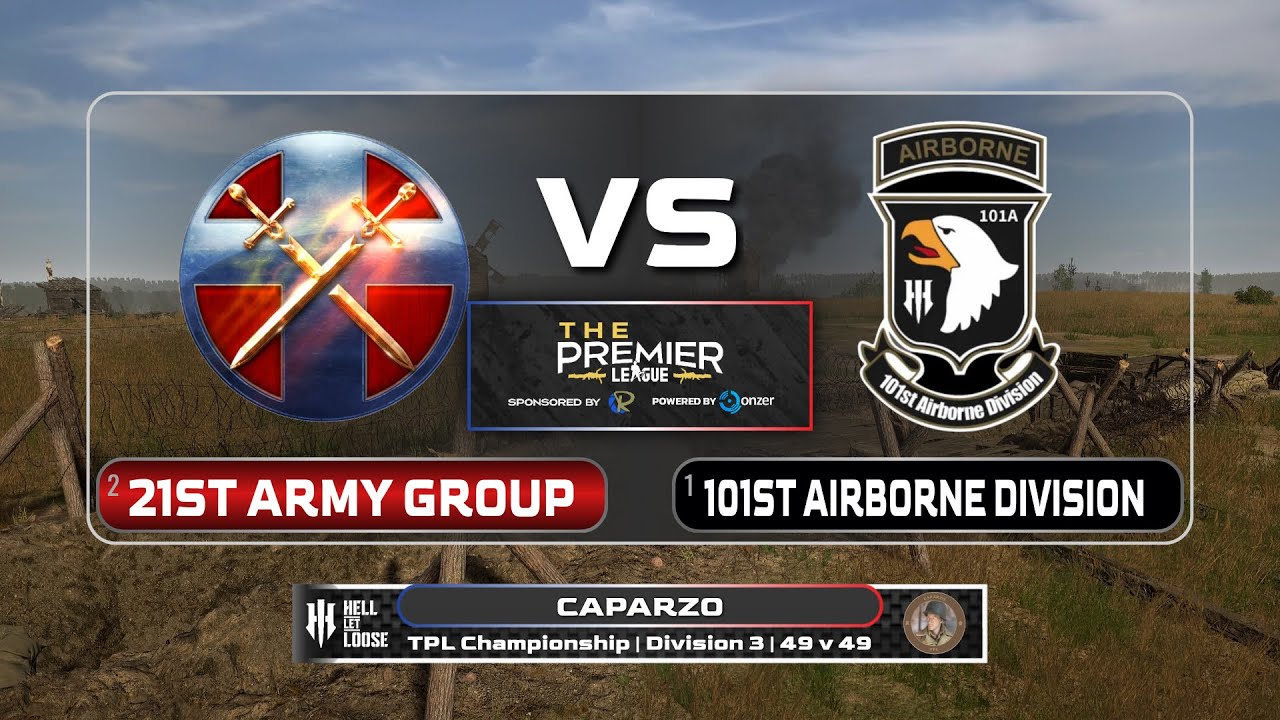 Competitive Console Hell Let Loose | The Premier League Championship D3 | 21st vs 101A | Kursk