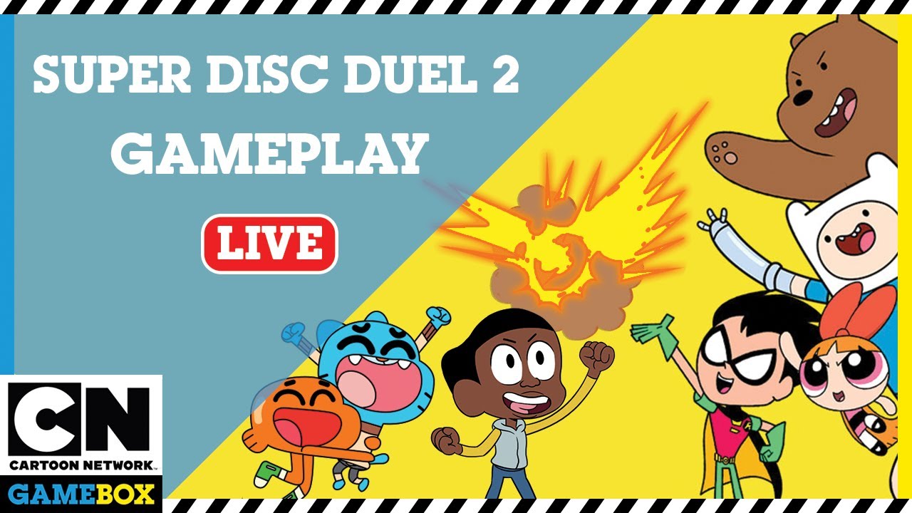 🔴 Live - Super Disc Duel 2 | Action packed tennis game  | Cartoon Network GameBox