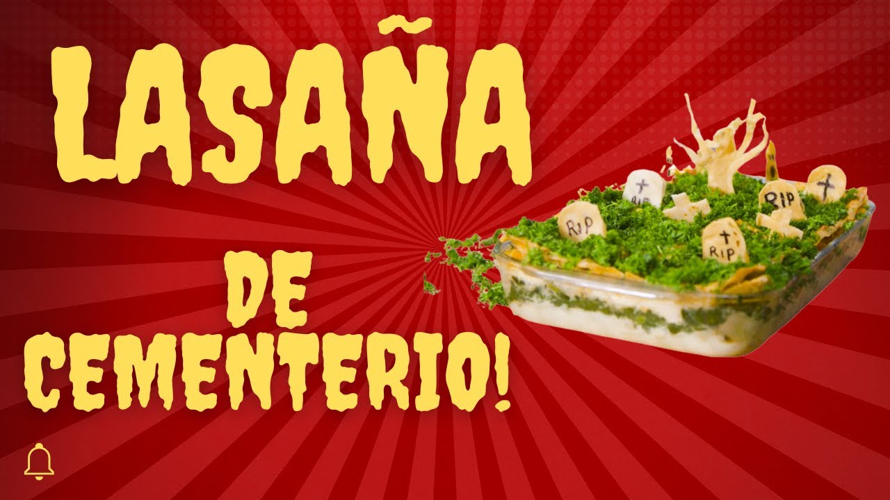 LASA&Ntilde;A DE CEMENTERIO. Asquerosamente Rico. #recetas #comidasaludable #dietasaludable #ni&ntilde;os