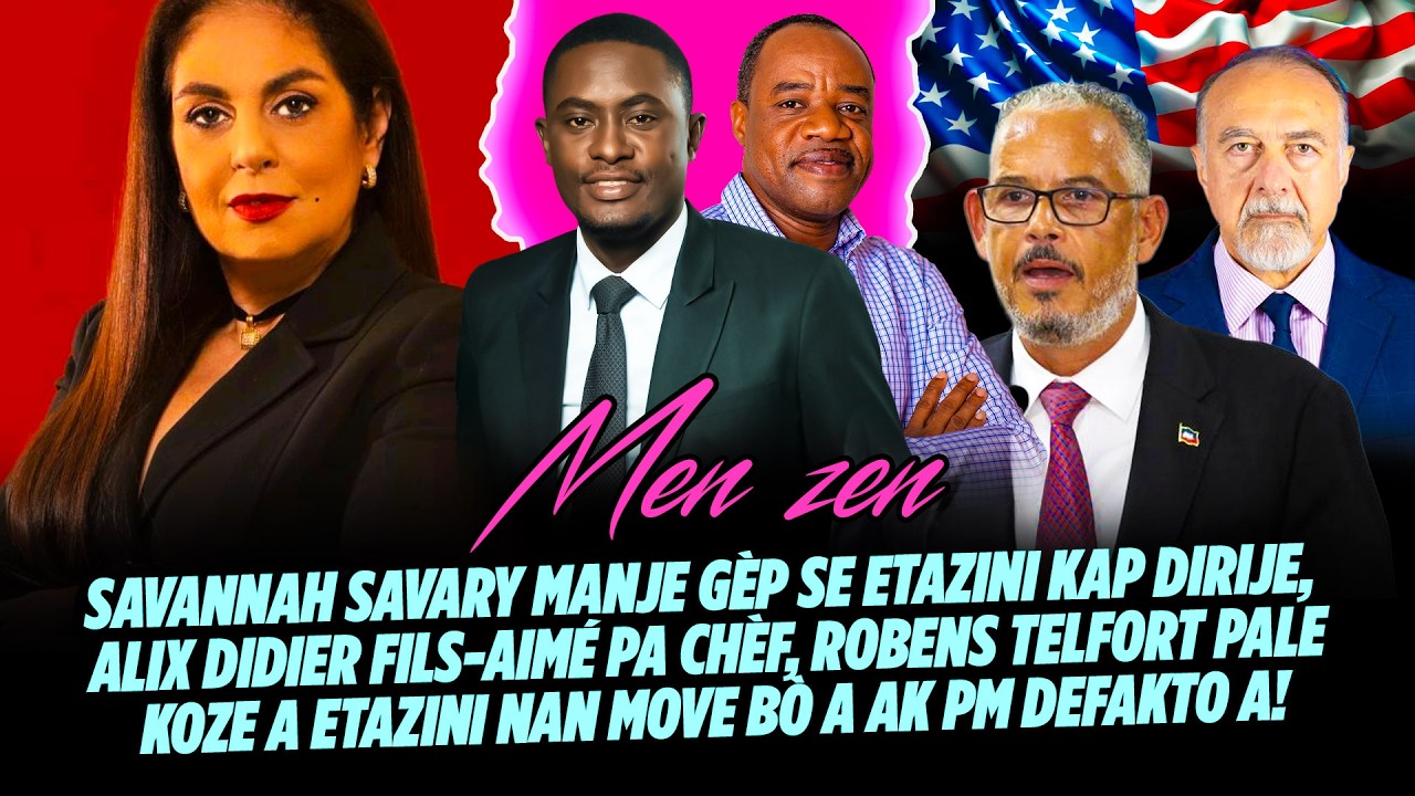 SAVANNAH SAVARY MANJE GÈP SE ETAZINI KAP DIRIJE, ALIX DIDIER FILS AIMÉ PA CHÈF, ROBENS TELFORT PA