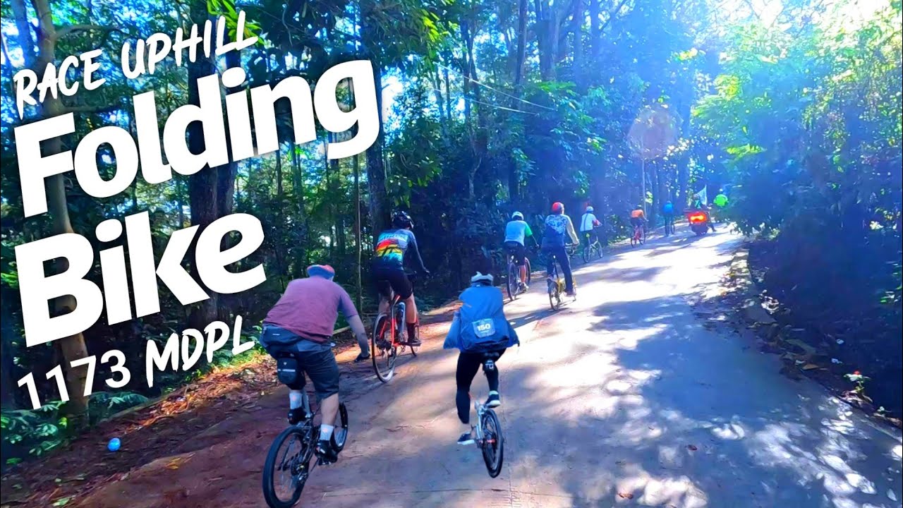 FOLDING BIKE RACE UPHILL CHALLENGE IN BANDUNG INDONESIA 2022 | BALAPAN SEPEDA LIPAT - GOWES BANDUNG