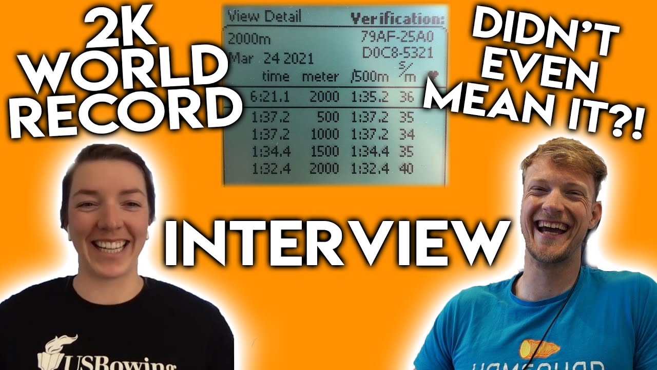 World Record 2km Erg: What Went Through Brooke's mind?!?