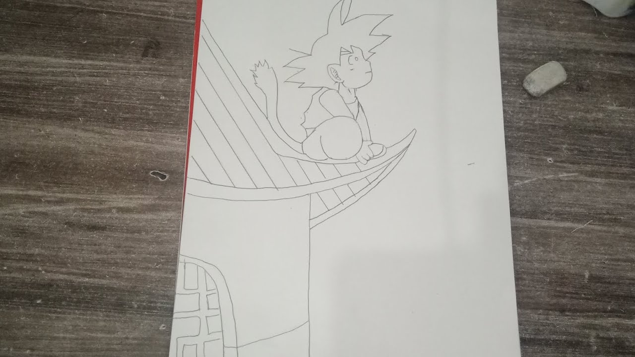 How to draw kid Goku 
