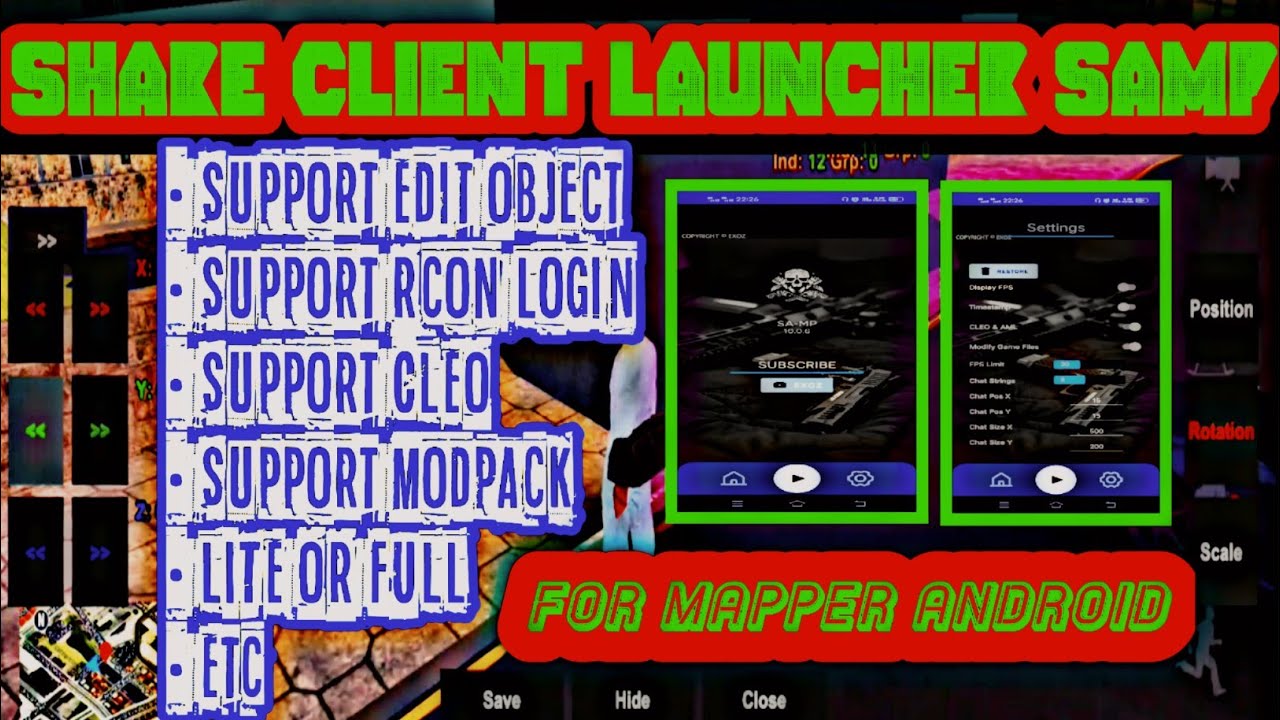 SHARE CLIENT SUPPORT EDIT OBJECT DAN RCON LOGIN COCOK UNTUK MAPPER & DEVELOPER SAMP