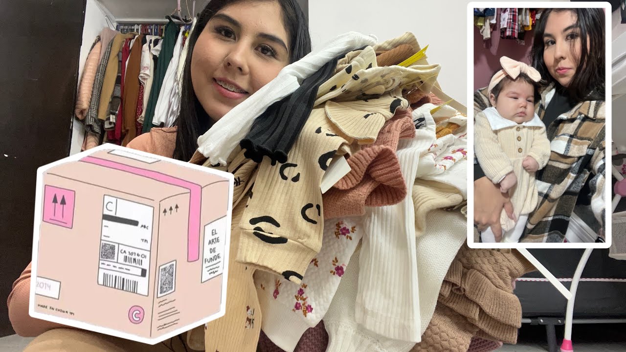 ROPA DE MI BEBE👧le llego un paquete 📦 SHEIN FOR ALL