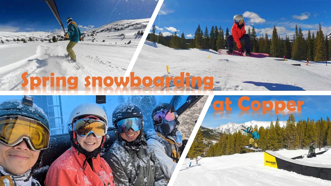 24/25 雪季 | 美國滑雪 | 春滑 Copper Mountain, Colorado | Copper Bowl 雪好景美 | Woodward 公園超好玩