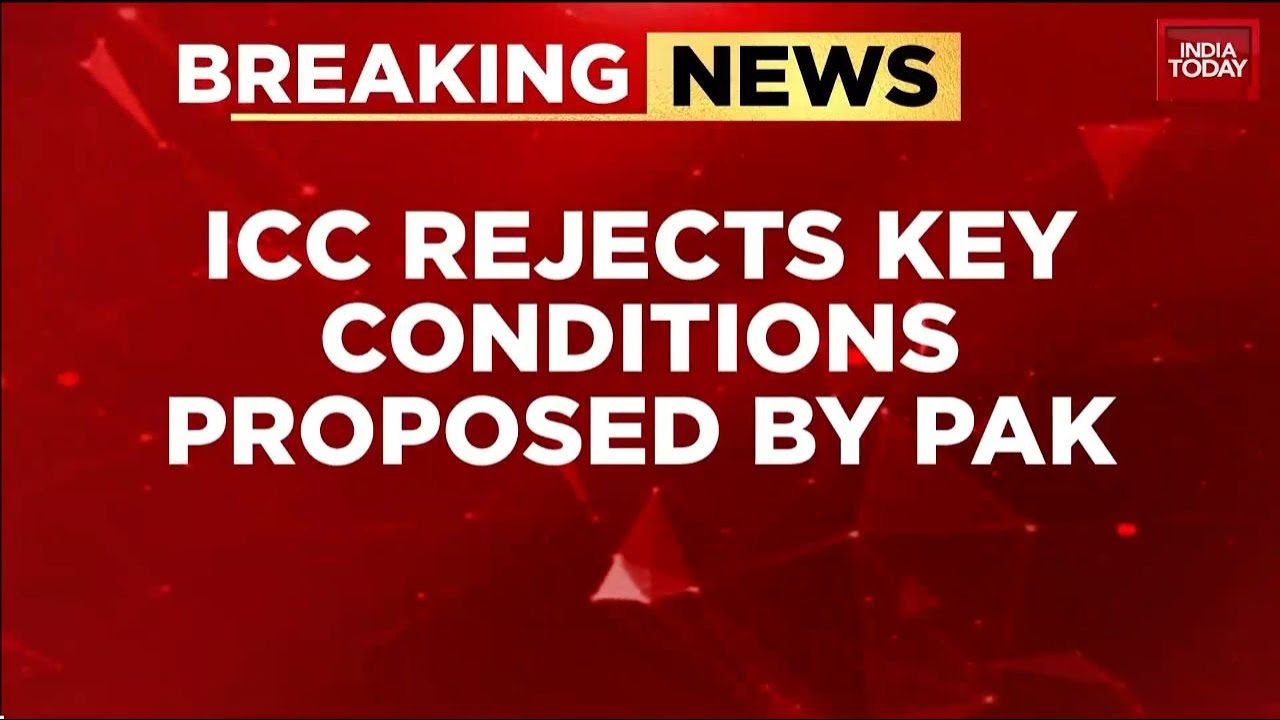 ICC Rejects Pakistan's Conditions For World Cup Participation Amid Standoff With India | India Today