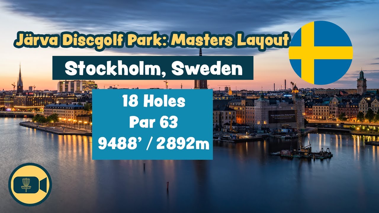 Järva Discgolf Park (Masters Layout), Stockholm, Sweden - Disc Golf Course Preview
