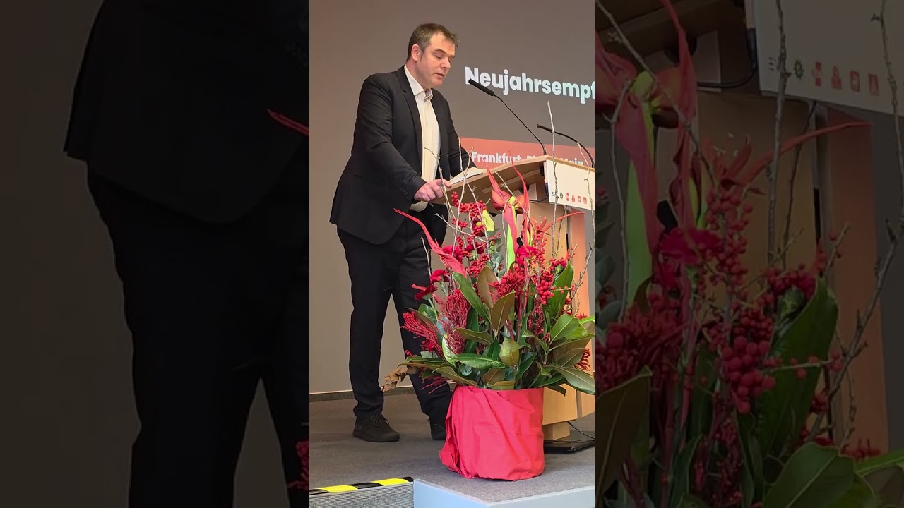 Hauptrede Dr. Dag Schölper beim DGB Neujahrsempfang 10.01.2026 in Frankfurt am Main. 