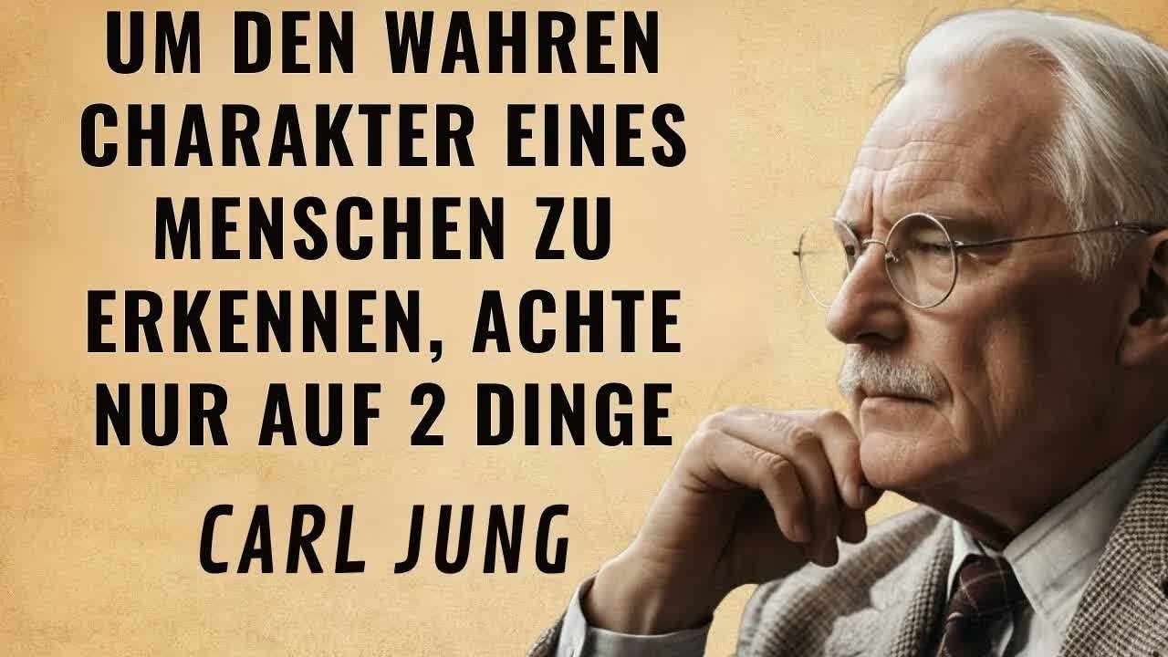 Zwei stille Zeichen, die zeigen, wer ein Mensch wirklich ist – Carl Jung